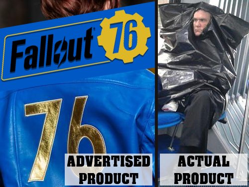 Fallout 76, Bethesda Softworks, Hráči si dělají legraci z luxusní bundy k Falloutu 76