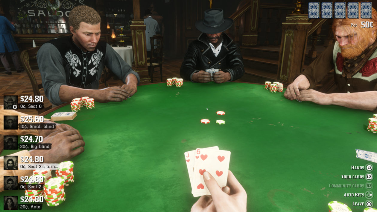 Red Dead Redemption 2, Rockstar Games, Češi si poker v Red Dead Online nezahrají