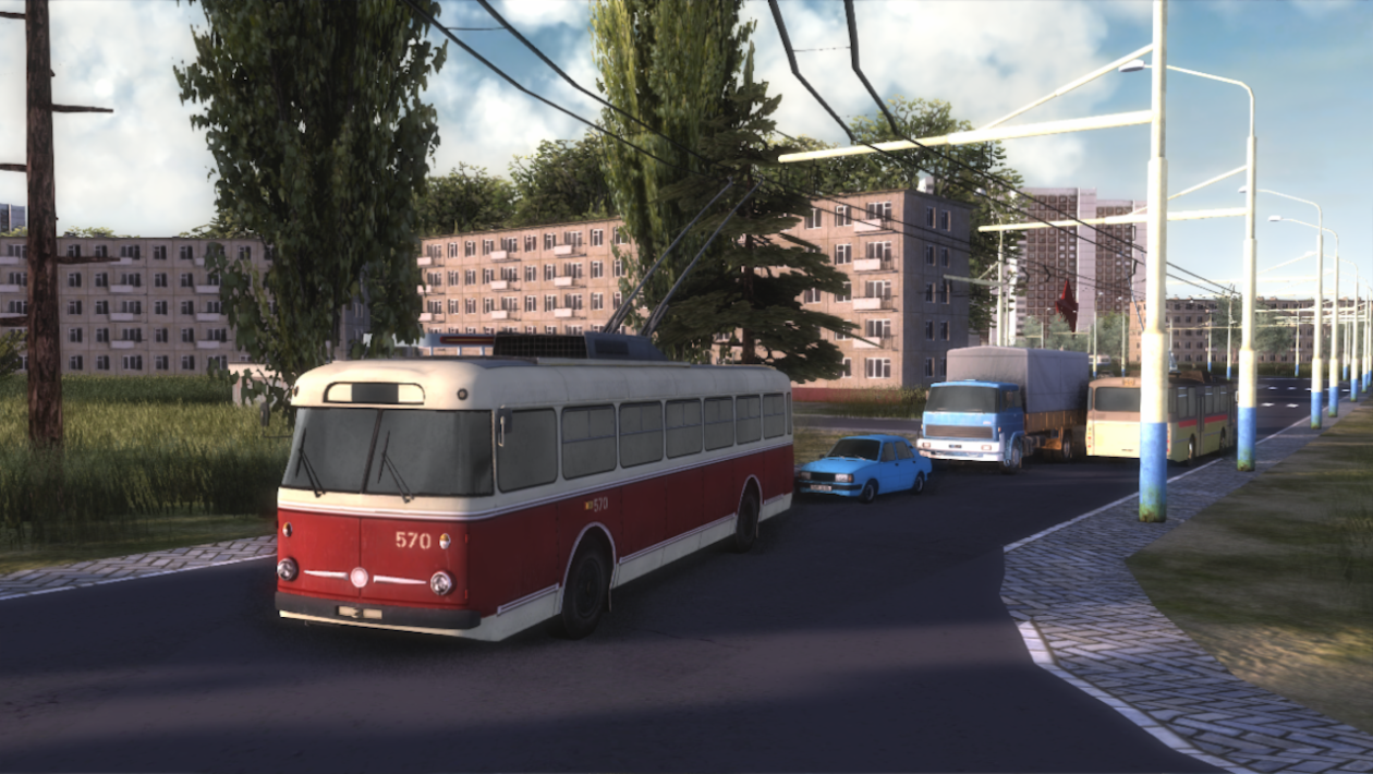 Workers & Resources: Soviet Republic, 3Division, Do slovenské strategie Soviet Republic dorazily trolejbusy