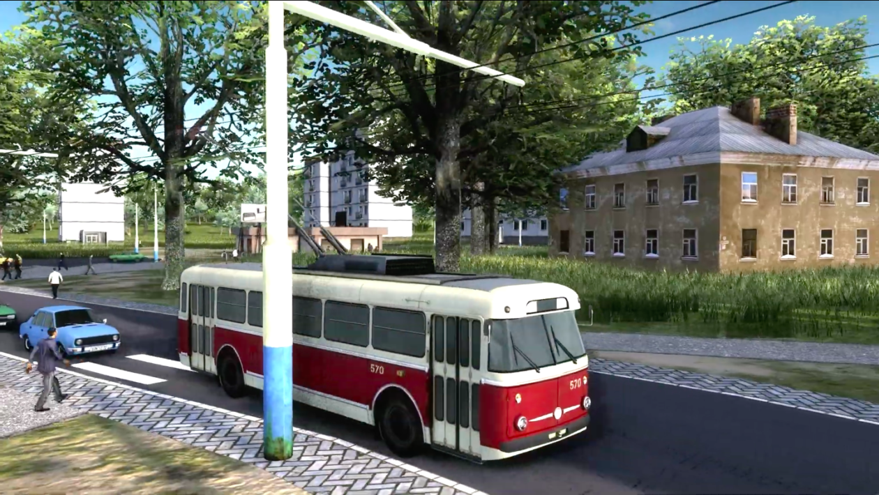 Workers & Resources: Soviet Republic, 3Division, Do slovenské strategie Soviet Republic dorazily trolejbusy