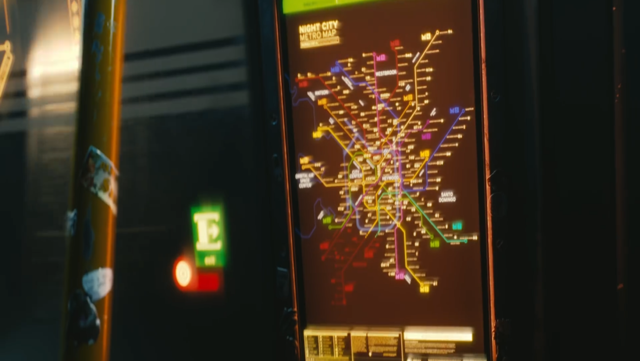 Mapa Cyberpunku 2077 není tak malá, jak se zdá