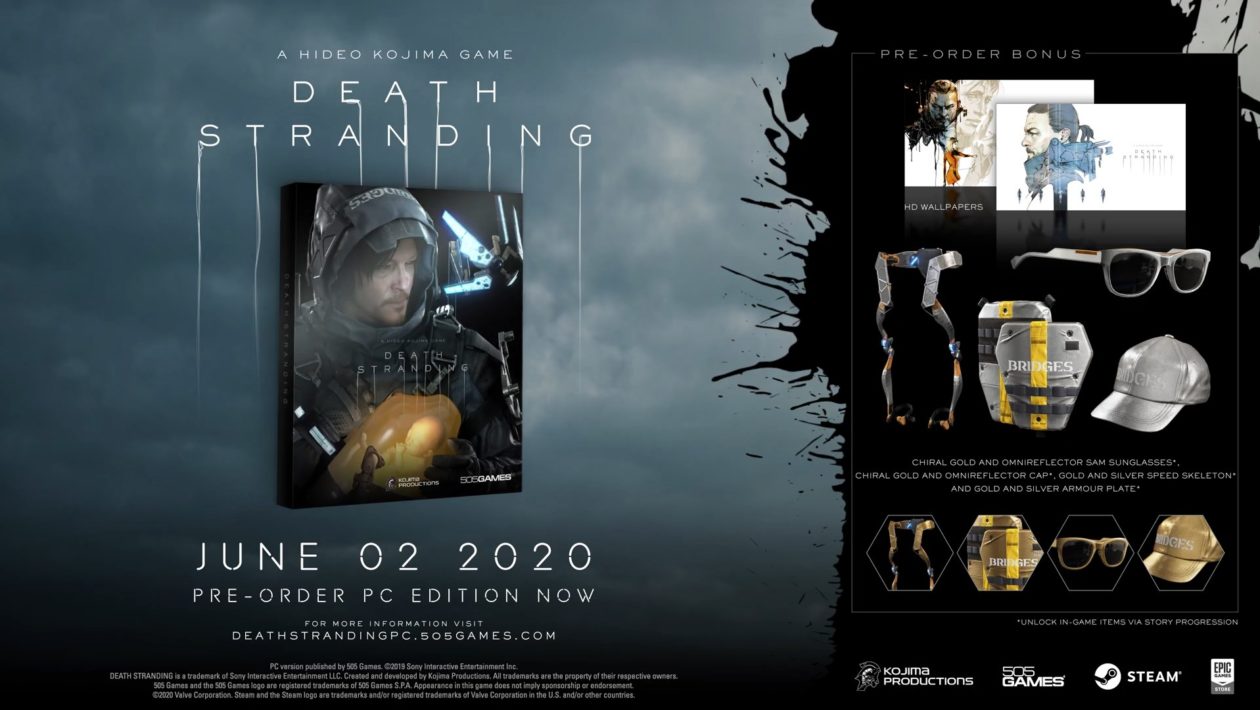 Death Stranding, 505 Games, Sony Interactive Entertainment, Death Stranding vyjde na PC začátkem června
