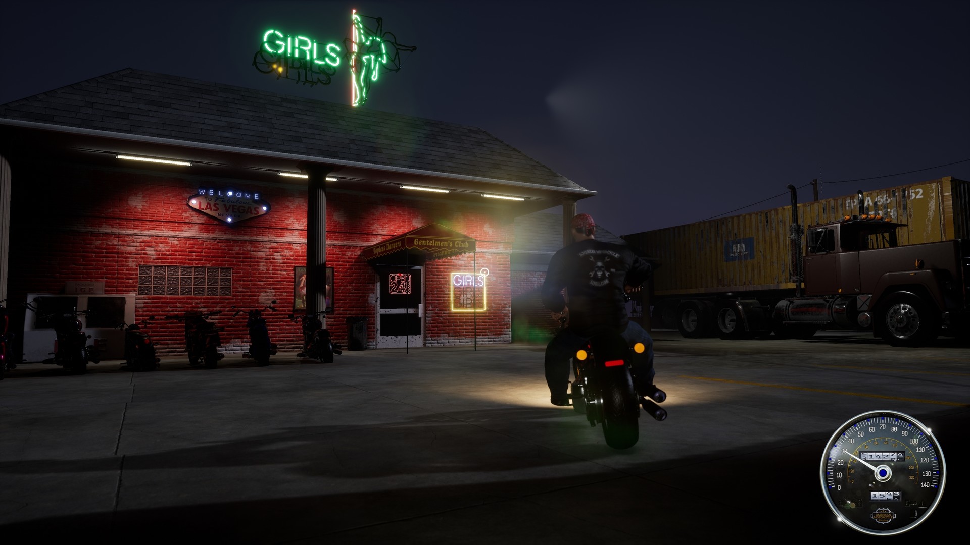 American Motorcycle Simulator, Movie Games, American Motorcycle Simulator z vás udělá drsného motorkáře