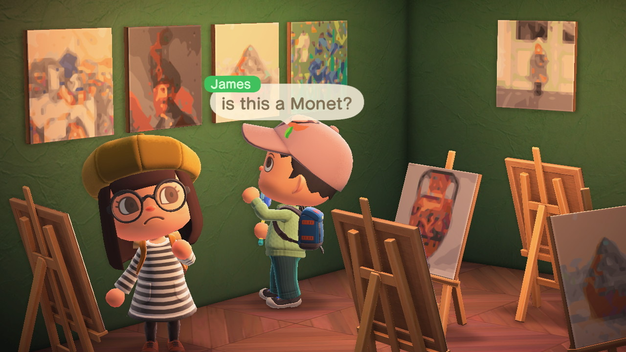 Animal Crossing: New Horizons, Nintendo, Do Animal Crossing lze importovat umělecká díla