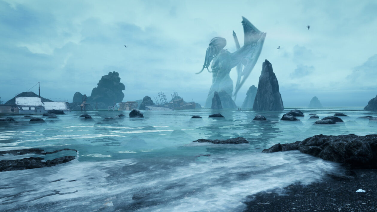 The Shore, Ares Dragonis, Horor The Shore je inspirovaný mýtem Cthulhu