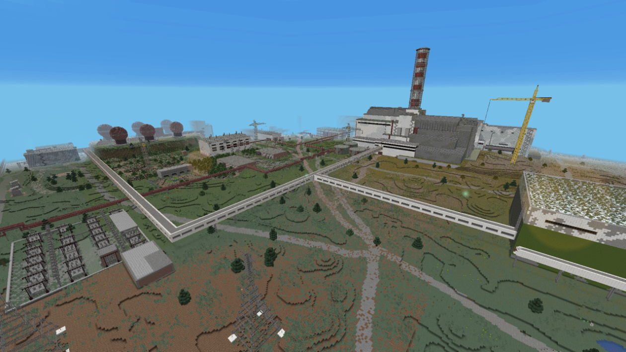 Minecraft, Mojang, Český nadšenec už dva roky tvoří mapu Černobylu v Minecraftu