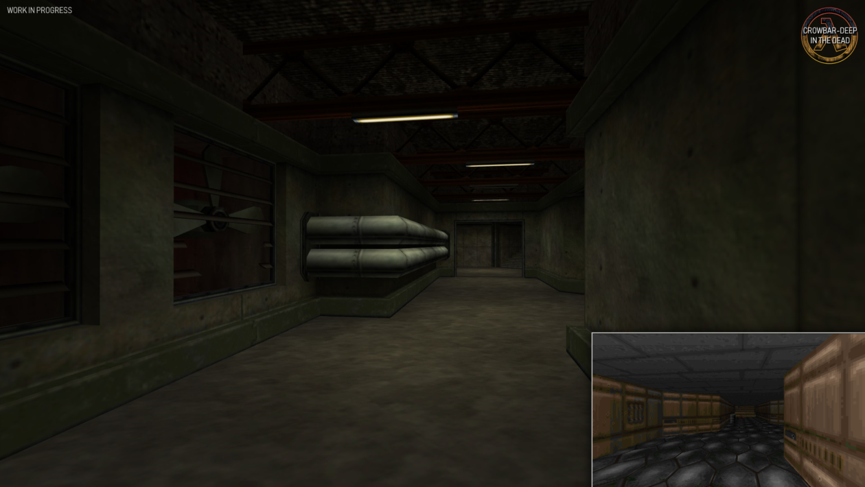 Zahrajte si Half-Life v kulisách Dooma. Nebo naopak?