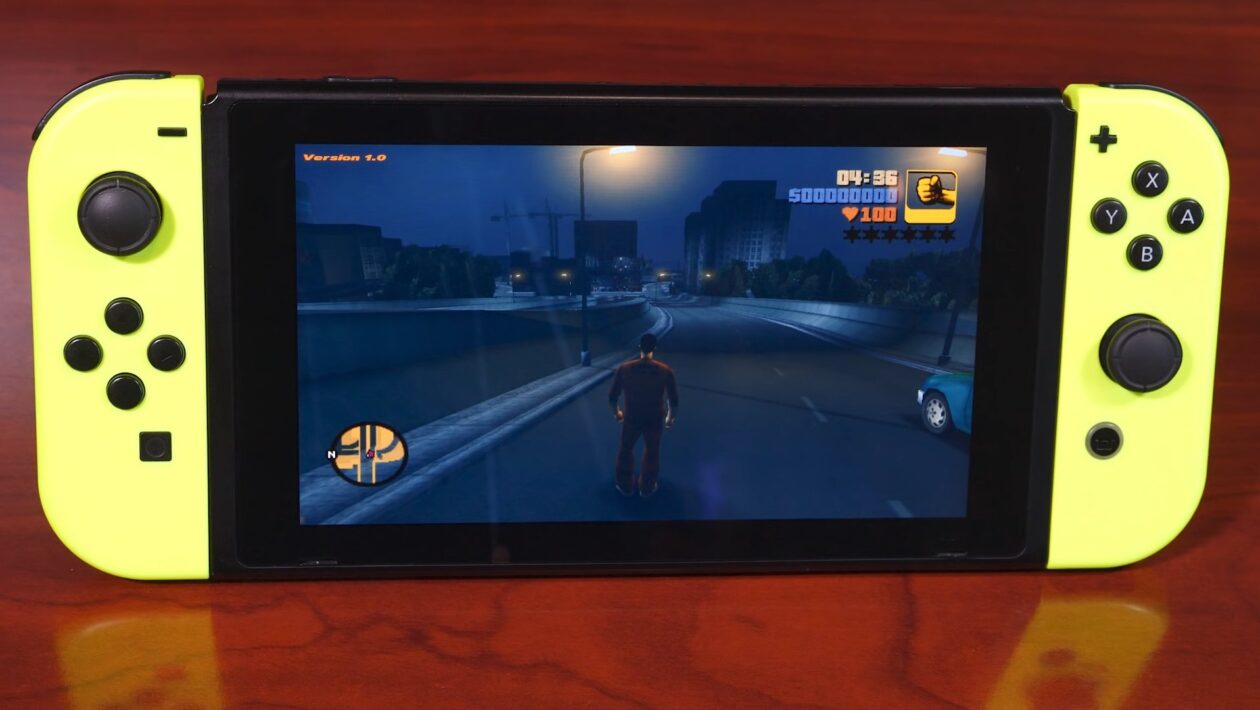 Modder rozjel Grand Theft Auto III na Switchi