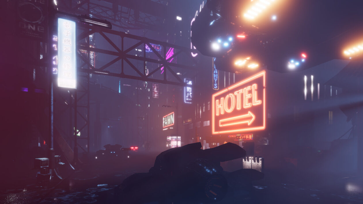 Low-Fi, IRIS VR, Low-Fi působí jako neoficiální simulátor Blade Runnera