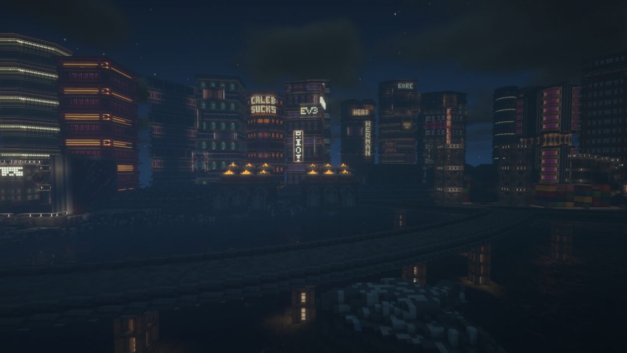 Minecraft, Mojang, V Minecraftu vzniká Night City ze Cyberpunku 2077