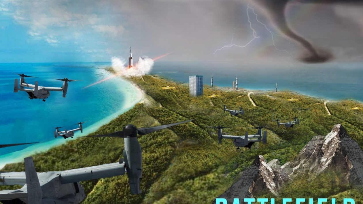 Battlefield 2042, Electronic Arts, Takhle má vypadat scéna z traileru na nový Battlefield
