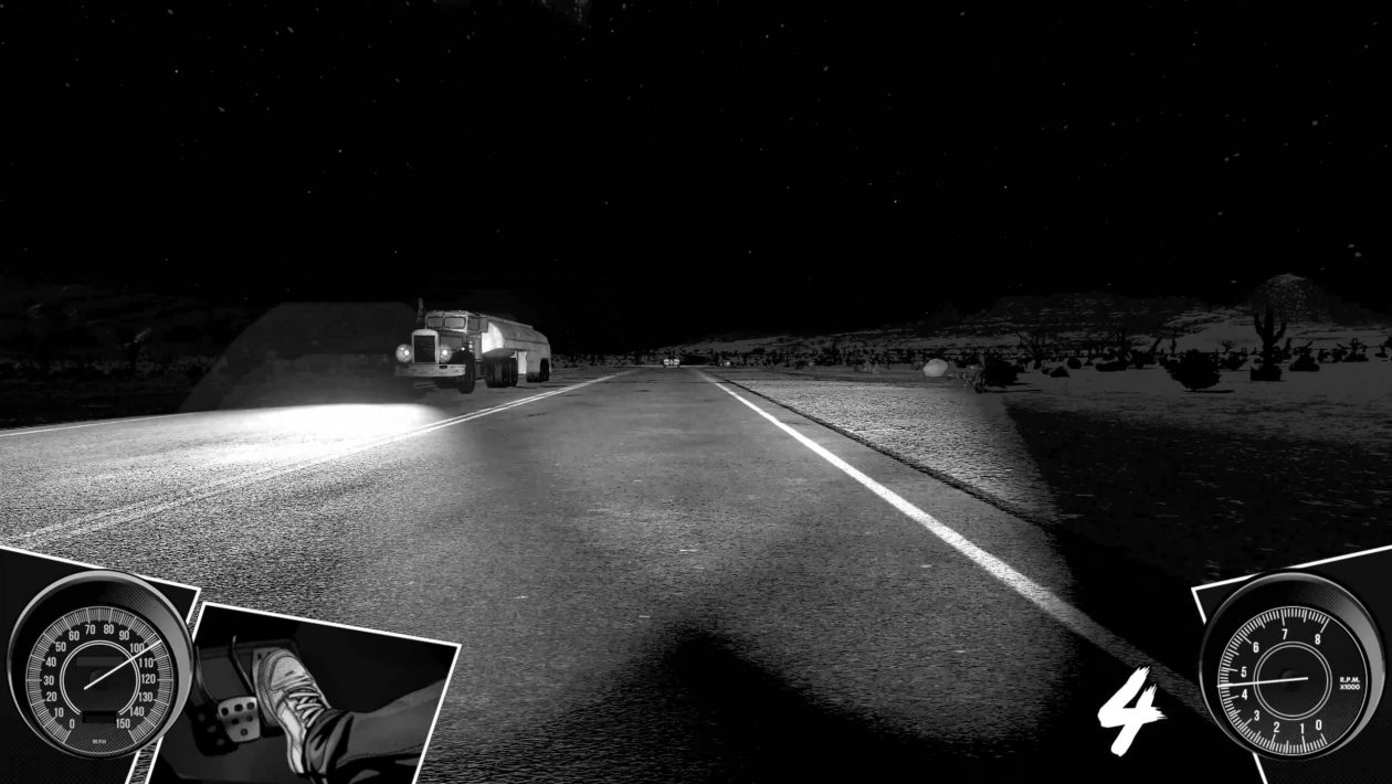 Heading Out, Saber Interactive, Heading Out je černobílá pocta kultovním road movie