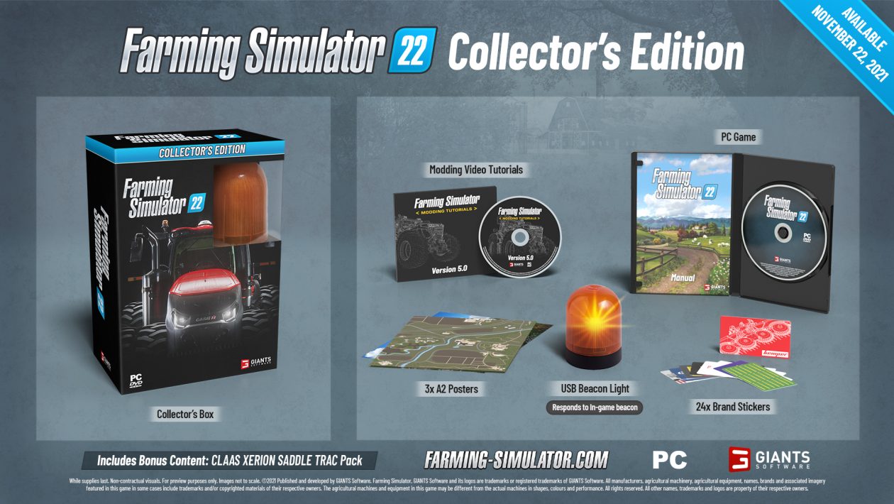 Farming Simulator 22, Giants Software, Farming Simulator 22 vyjde v listopadu a předvádí nový trailer
