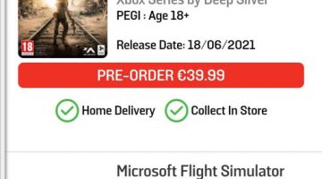 Microsoft Flight Simulator (2020), Microsoft, Flight Simulator by už příští týden mohl dorazit na Xbox