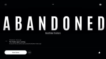 Abandoned, Sony Interactive Entertainment, Autoři Abandoned upřesnili datum první ukázky
