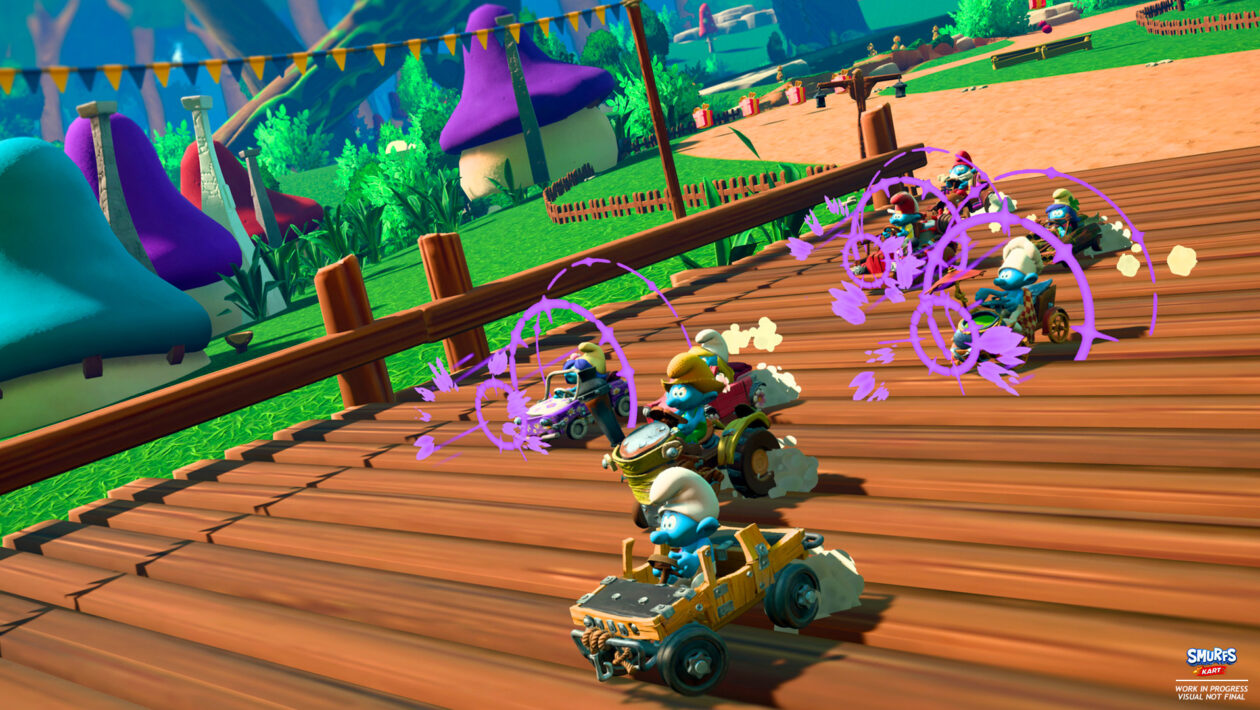 Smurfs Kart, Microids, Šmoulové chtějí konkurovat Mario Kart