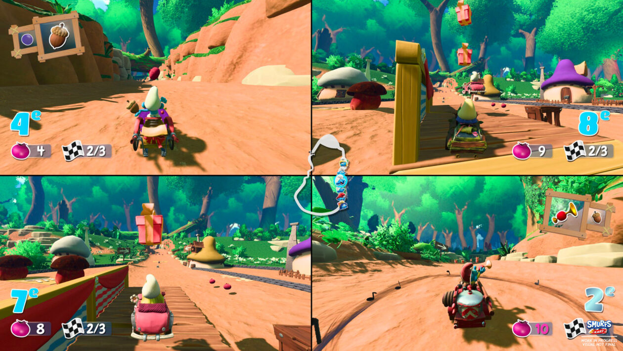 Smurfs Kart, Microids, Šmoulové chtějí konkurovat Mario Kart