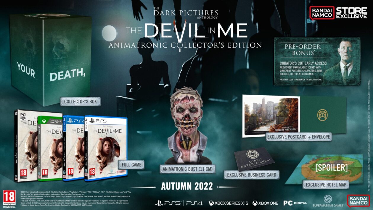 The Dark Pictures Anthology: The Devil in Me, Bandai Namco Entertainment, Hororovka The Devil in Me vyjde na podzim