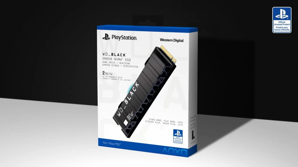 Western Digital má první oficiální SSD pro PlayStation 5