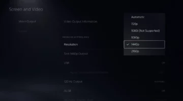 Rozlišení 1440p už je na PS5 k dispozici všem