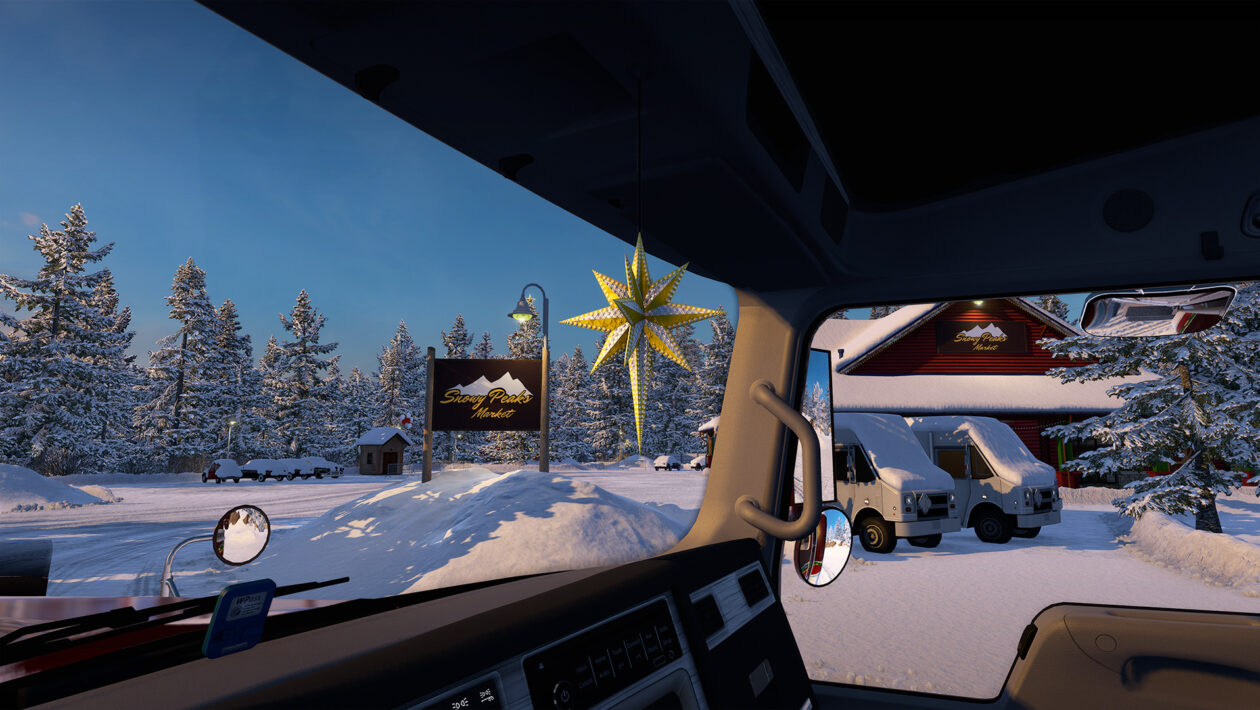 Euro Truck Simulator 2, SCS Software, Ve hrách ATS a ETS 2 zničehonic nasněžilo
