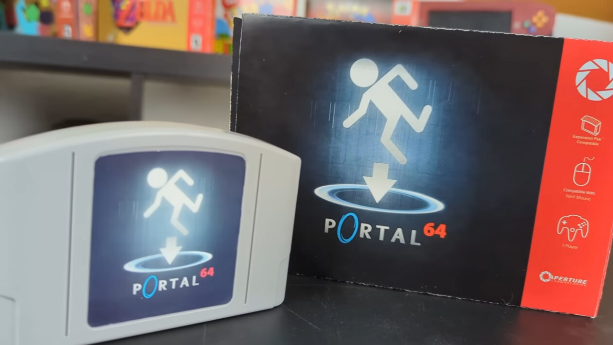 Vyzkoušejte neuvěřitelný port Portalu pro Nintendo 64